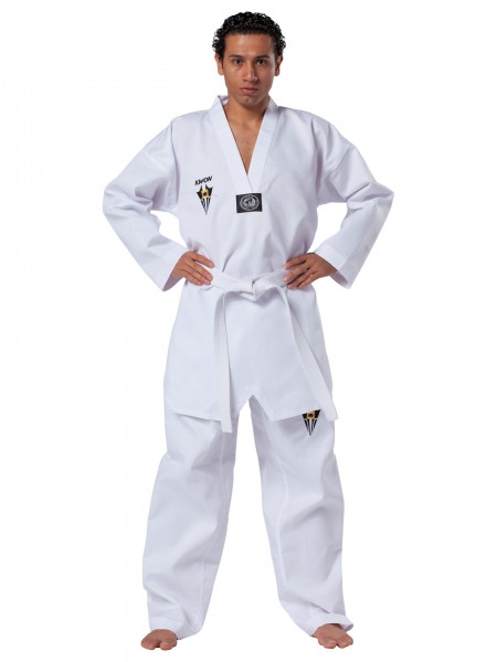KWON Starfighter Taekwondoanzug mit weißem Revers