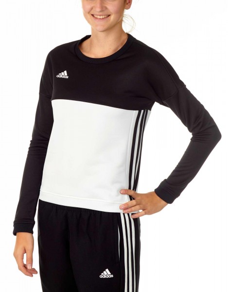 Adidas T16 Team Sweater Damen schwarz / weiß