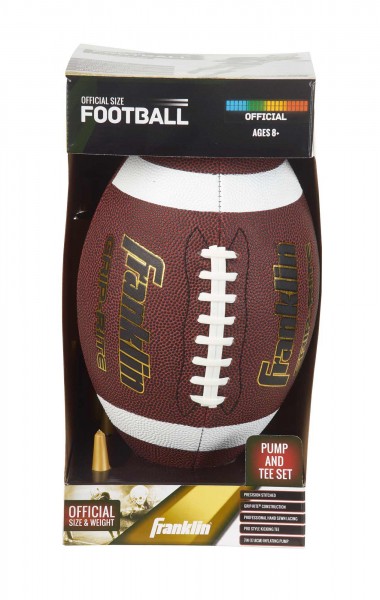 Franklin Official Football Grip-Rite® mit Kick-Tee und Pumpe