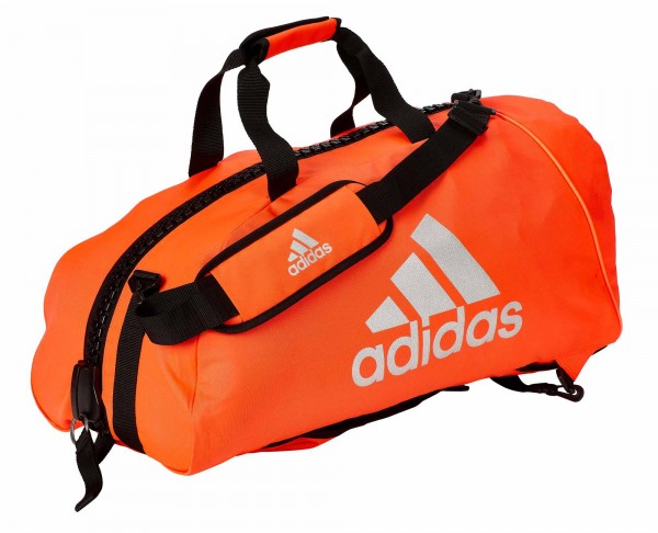 Adidas 2in1 Sporttasche - Bag martial arts red / silver Nylon, adiACC052
