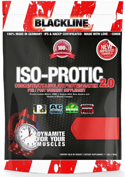 Blackline 2.0 Iso-Protic 2.0, 500 g Beutel